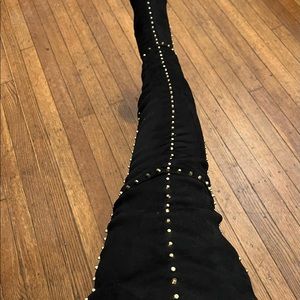 Thigh high boot STUDDED!!!! Perfect condition size 10